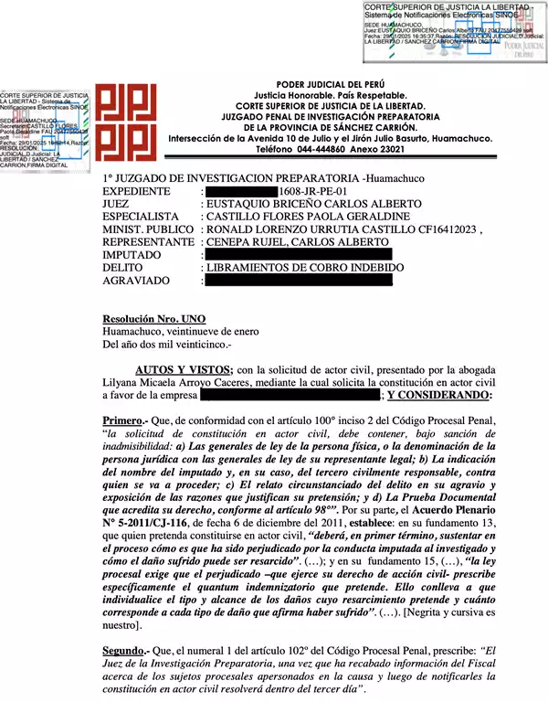 Página 1 del documento